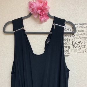 Mossimo Woman Jumpsuit Sleeveless Blk Solid SizeXL